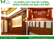 Top 8 ưu điểm của tấm ốp tường Nano phẳng mà bạn cần biết
