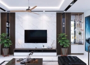 Sự kết hợp hoàn hảo giữa tấm PVC vân đá và lam sóng