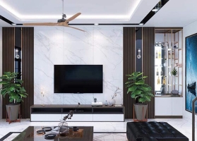 Sự kết hợp hoàn hảo giữa tấm PVC vân đá và lam sóng